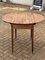 Antique Mahogany Side Table with Drawer and Fold Out Flaps 9