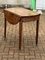 Antique Mahogany Side Table with Drawer and Fold Out Flaps, Image 2