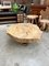 Brutalist Coffee Table in Elm, 1950s 3