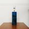 Blaue Mid-Century Shattaline Lampe, 1980er 1