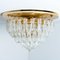 Clear Gold Glass and Messing Flush Mount by Venini, 1970 14