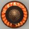 Danish Round Ceramic Wall Light, 1970, Image 10