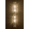 Große Wandlampen aus mundgeblasenem Muranoglas & Messing von Hillebrand, 1960er 11