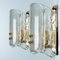 Golden Glass Wall Lights, 1960s, Set of 2, Image 4