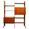 Danish Modern Modular Teak Wall Unit, 1959 1