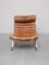 Fauteuil Brutaliste en Cuir Cognac par Arne Norell, 1967 3