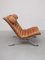 Brutalist Lounge Chair in Cognac Leather by Arne Norell, 1967 6