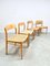 Vintage Danish Dining Table and Chairs by Niels Otto Møller, 1960s, Set of 5 2