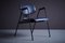 Dunkelblaue Sessel aus Skai von Willy Van Der Meeren, Belgien, 1950er, 2er Set 2