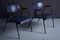 Dark Blue Lounge Chairs in Skai by Willy Van Der Meeren, Belgium, 1950s, Set of 2 12