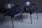 Dark Blue Lounge Chairs in Skai by Willy Van Der Meeren, Belgium, 1950s, Set of 2, Image 12