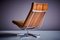 Leather Lounge Chair by Javier Carvajal for Martinez Medina, Spain, 1960s 5