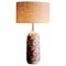 Lampe de Bureau avec Socle en Céramique Artisanal et Peint à la Main par Kat & Roger 1