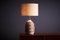Lampada da tavolo con base in ceramica dipinta a mano di Kat & Roger, Immagine 3