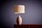 Lampada da tavolo con base in ceramica dipinta a mano di Kat & Roger, Immagine 4
