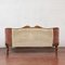 Velvet Sofa with Walnut Structure, Image 8