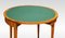 Tavolo da gioco vintage in legno di raso, Immagine 2