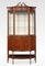 Mahogany Inlaid Serpentine Fronted Display Cabinet, 1890s, Image 1