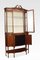 Mahogany Inlaid Serpentine Fronted Display Cabinet, 1890s 3