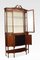 Mahogany Inlaid Serpentine Fronted Display Cabinet, 1890s, Image 3