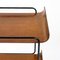 Mid-Century Italian Plywood Serving Trolley attributed to Campo and Graffi for Stilcasa, 1950s, Image 7