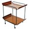 Mid-Century Italian Plywood Serving Trolley attributed to Campo and Graffi for Stilcasa, 1950s, Image 1