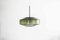 UFO Pendant Lamp in Crystal and Brass by Carl Fagerlund for Orrefors, 1960s 2