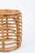 Mid-Century Italian Rattan and Bamboo Stool, 1960s 9