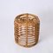 Mid-Century Italian Rattan and Bamboo Stool, 1960s, Image 3