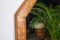 Specchio Mid-Century ottagonale in bambù e vimini, anni '60, Immagine 10