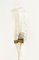 Wandlampe aus Muranoglas & Messing von Barovier & Toso, 1940er 5