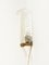 Lámpara de pared de cristal de Murano y latón de Barovier & Toso, años 40, Imagen 4