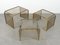 Nesting Tables by Brass and Glass, 1970s, Set of 3, Image 18