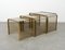 Nesting Tables by Brass and Glass, 1970s, Set of 3, Image 9