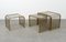 Nesting Tables by Brass and Glass, 1970s, Set of 3 13
