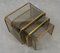 Nesting Tables by Brass and Glass, 1970s, Set of 3 17