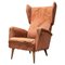 Armchair in Wood and Fabric by Gio Ponti, 1953, Image 1