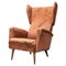 Sessel aus Holz & Stoff von Gio Ponti, 1953 1