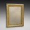 Specchio vittoriano con cornice in legno dorato e gesso, Immagine 1