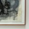 Portrait, 21st Century Graphite, Chalk on Paper, Framed 6