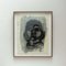 Portrait, 21st Century Graphite, Chalk on Paper, Framed 1