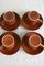 Crown Ware Cups and Saucers from Royal Worcester, Set of 8, Image 8