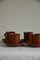 Crown Ware Cups and Saucers from Royal Worcester, Set of 8, Image 2