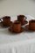Crown Ware Cups and Saucers from Royal Worcester, Set of 8 10