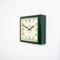 Reloj de pared de fábrica cuadrado grande de Smiths English Clock Systems, años 40, Imagen 7