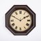 Large G.P.O. Octagonal Bakelite Case Wall Clock from Gents of Leicester, 1940s 1