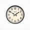 Grande Horloge Murale Industrielle en Métal Peint de Ferranti Ltd., 1930s 1