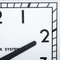 Immense Horloge d'Usine Carrée Récupérée à Double Face de English Clock Systems Ltd., 1950s 8