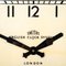 Grande Horloge Murale d'Usine Carrée Antique de Smiths English Clock Systems, 1940s 3