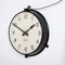 Large Industrial Metal Wall Clock from Gents of Leicester, 1960s, Image 3
